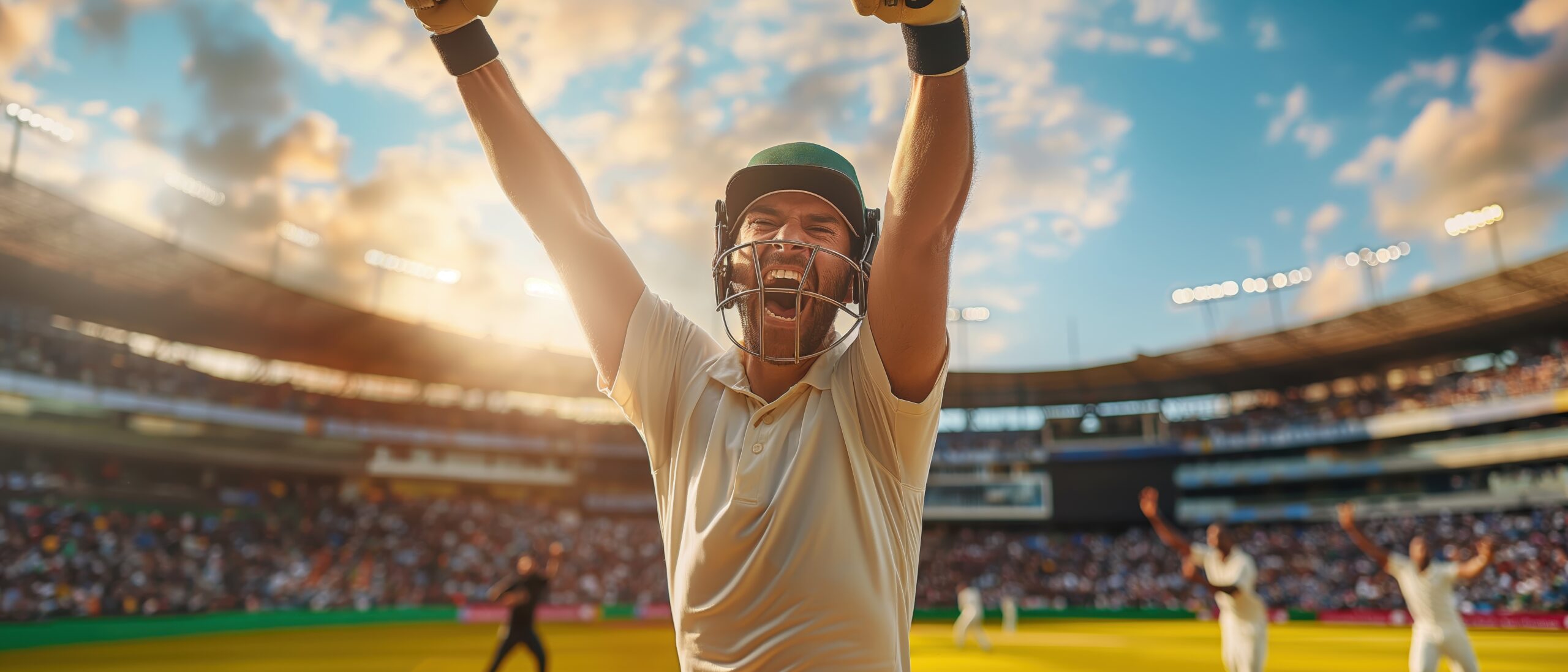 Cricket Match With Player Scaled